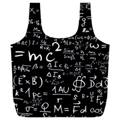 E=mc2 Text Science Albert Einstein Formula Mathematics Physics Full Print Recycle Bag (xxl) by Jancukart