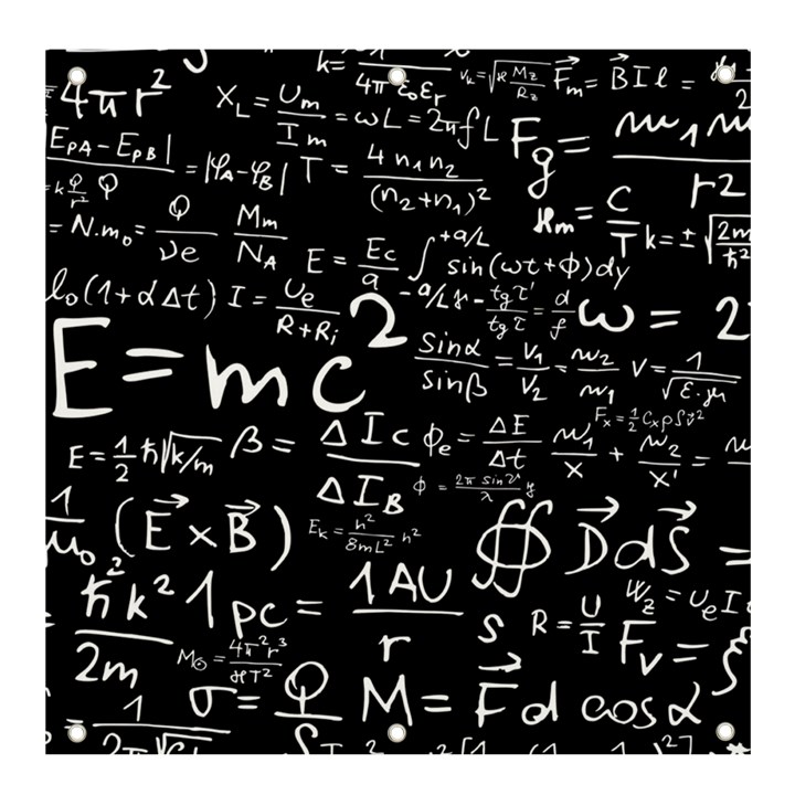 E=mc2 Text Science Albert Einstein Formula Mathematics Physics Banner and Sign 4  x 4 