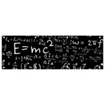 E=mc2 Text Science Albert Einstein Formula Mathematics Physics Banner and Sign 9  x 3  Front