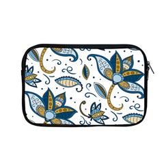 Flowers Blue Texture Style Batik Apple Macbook Pro 13  Zipper Case