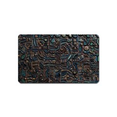 Abstract Wallpaper Artwork Pattern Texture Magnet (name Card)