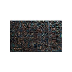 Abstract Wallpaper Artwork Pattern Texture Sticker Rectangular (10 Pack)