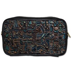 Abstract Wallpaper Artwork Pattern Texture Toiletries Bag (one Side)