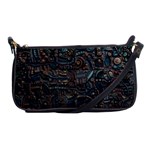 Abstract Wallpaper Artwork Pattern Texture Shoulder Clutch Bag Front