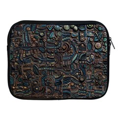 Abstract Wallpaper Artwork Pattern Texture Apple Ipad 2/3/4 Zipper Cases