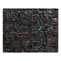 Abstract Wallpaper Artwork Pattern Texture Premium Plush Fleece Blanket (large)