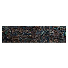 Abstract Wallpaper Artwork Pattern Texture Oblong Satin Scarf (16  X 60 )