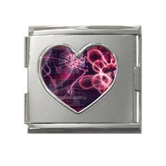 Formula Math Mathematics Physics Science Mega Link Heart Italian Charm (18mm) by Jancukart