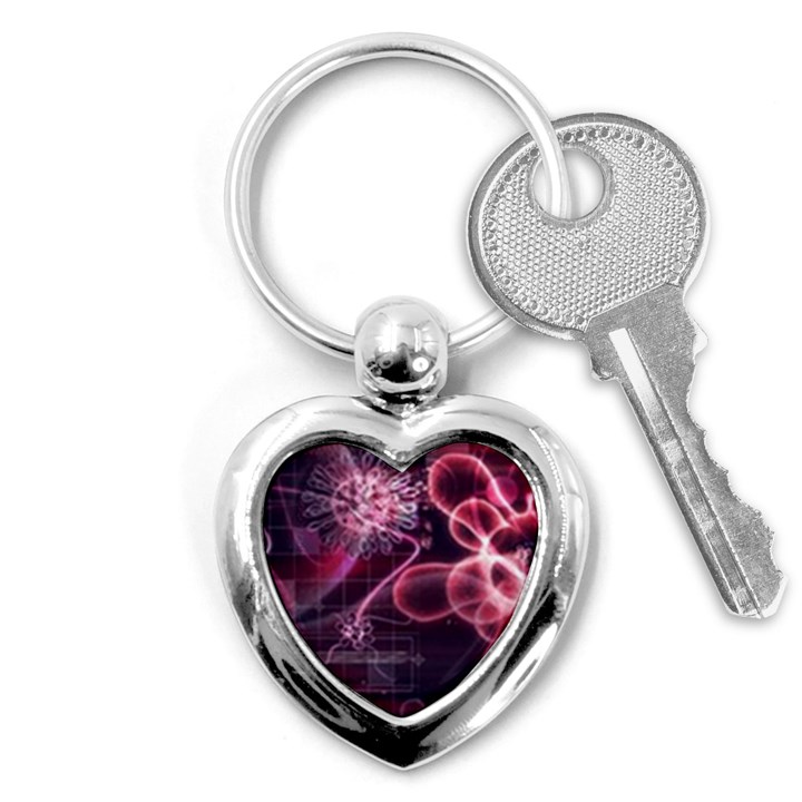 Formula Math Mathematics Physics Science Key Chain (Heart)