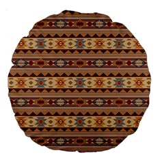 Southwest-pattern-tan-large Large 18  Premium Round Cushions by SouthwestDesigns