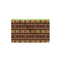 Southwest-pattern-tan-large Cosmetic Bag (xs)