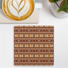 Southwest-pattern-tan-large Uv Print Square Tile Coaster 