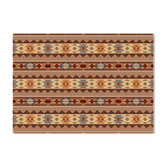 Southwest-pattern-tan-large Crystal Sticker (a4)