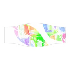 Leaves Silhouette Art T- Shirt Delicate Abstract Pastel Coloured Leaves Silhouette Art T- Shirt Stretchable Headband by maxcute