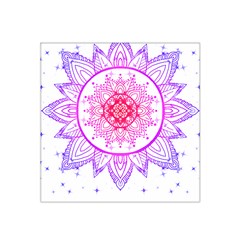 Mandala Design T- Shirttime Travel T- Shirt Satin Bandana Scarf 22  X 22  by maxcute