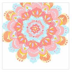 Mandala T- Shirt Euphoria T- Shirt Square Satin Scarf (36  x 36 )