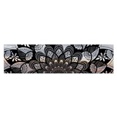 Mandala T- Shirt Mandala The Sunrise Series 001 T- Shirt Oblong Satin Scarf (16  x 60 )