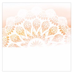 Mandala T- Shirt Mandala The Sunrise Series 002 T- Shirt Square Satin Scarf (36  X 36 ) by maxcute