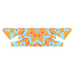 Mandala T- Shirt Mandala Oblong Satin Scarf (16  X 60 ) by maxcute