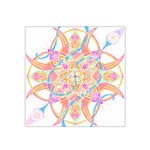 Mandala T- Shirt Tailed Mandala T- Shirt Satin Bandana Scarf 22  x 22  Front