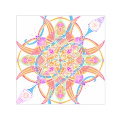 Mandala T- Shirt Tailed Mandala T- Shirt Square Satin Scarf (30  X 30 ) by maxcute