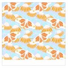 Monarch Butterflies T- Shirt Monarch Butterfly On Yellow Coneflowers T- Shirt Square Satin Scarf (36  X 36 ) by maxcute