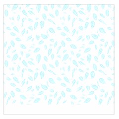 Nature Pattern T- Shirt Minimalist Leaf Line Art Illustration As A Seamless Surface Pattern Design ( Square Satin Scarf (36  X 36 ) by maxcute