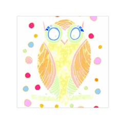 Owl Design T- Shirtowl T- Shirt Square Satin Scarf (30  X 30 ) by maxcute