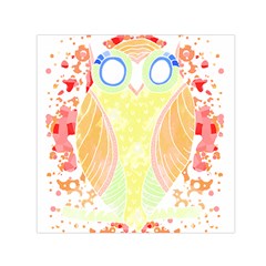 Owl Illustration T- Shirtowl T- Shirt Square Satin Scarf (30  X 30 ) by maxcute