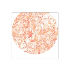 Pattern T- Shirt Autumn Peach Art Nouveau Pattern T- Shirt Satin Bandana Scarf 22  X 22  by maxcute