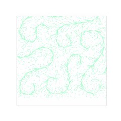 Pattern T- Shirt Lacy Leaves T- Shirt Square Satin Scarf (30  X 30 ) by maxcute