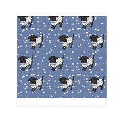 Pattern T- Shirt Winter Sweater Dog Pattern T- Shirt Square Satin Scarf (30  X 30 ) by maxcute