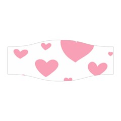 Pink Hearts Pattern T- Shirt Pink And Purple Heart Pattern T- Shirt Stretchable Headband by maxcute