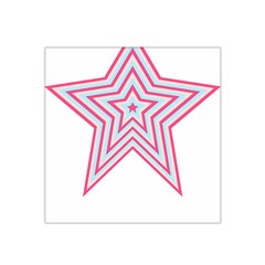 Pop Art T- Shirt Retro Star Satin Bandana Scarf 22  x 22 