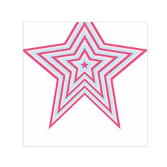 Pop Art T- Shirt Retro Star Square Satin Scarf (30  x 30 )