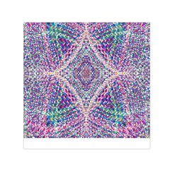 Psychedelic Pattern T- Shirt Psychedelic Pastel Fractal All Over Pattern T- Shirt Square Satin Scarf (30  X 30 ) by maxcute