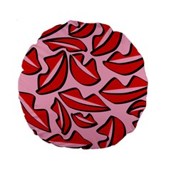 Lips 3 Standard 15  Premium Round Cushions