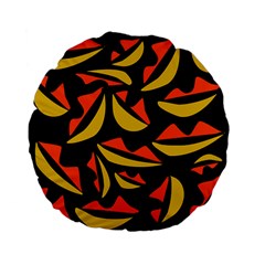 Lips 10 Standard 15  Premium Flano Round Cushions by Mazipoodles