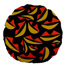 Lips 10 Large 18  Premium Flano Round Cushions by Mazipoodles