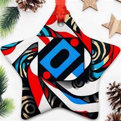 Abstract Background Pattern Ornament (star)