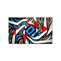 Abstract Background Pattern Sticker (rectangular)