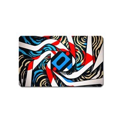 Abstract Background Pattern Magnet (name Card)