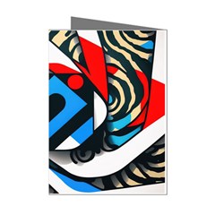 Abstract Background Pattern Mini Greeting Cards (pkg Of 8) by Jancukart