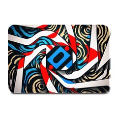 Abstract Background Pattern Plate Mats