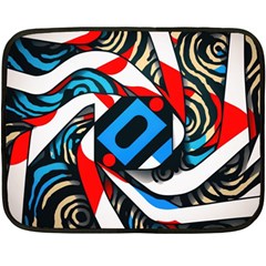 Abstract Background Pattern Fleece Blanket (mini)