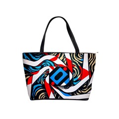 Abstract Background Pattern Classic Shoulder Handbag