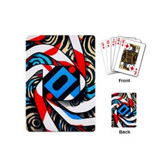 Abstract Background Pattern Playing Cards Single Design (mini)