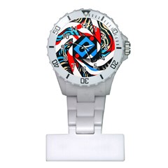 Abstract Background Pattern Plastic Nurses Watch