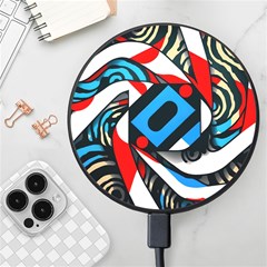 Abstract Background Pattern Wireless Fast Charger(black)