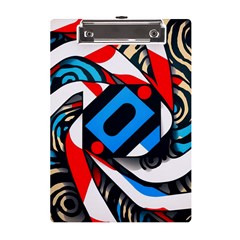 Abstract Background Pattern A5 Acrylic Clipboard